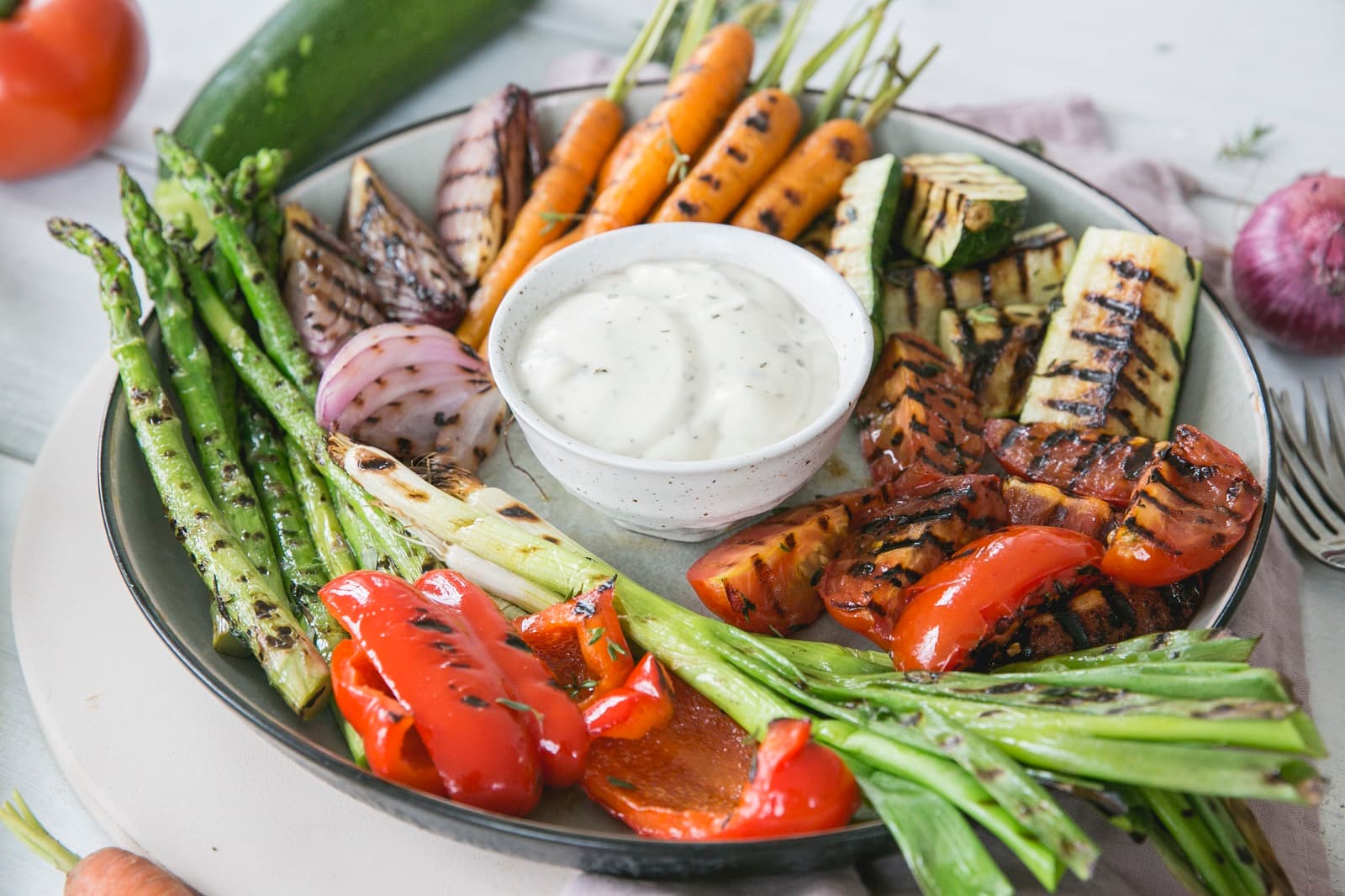 Gegrilde groenten ('a la plancha')