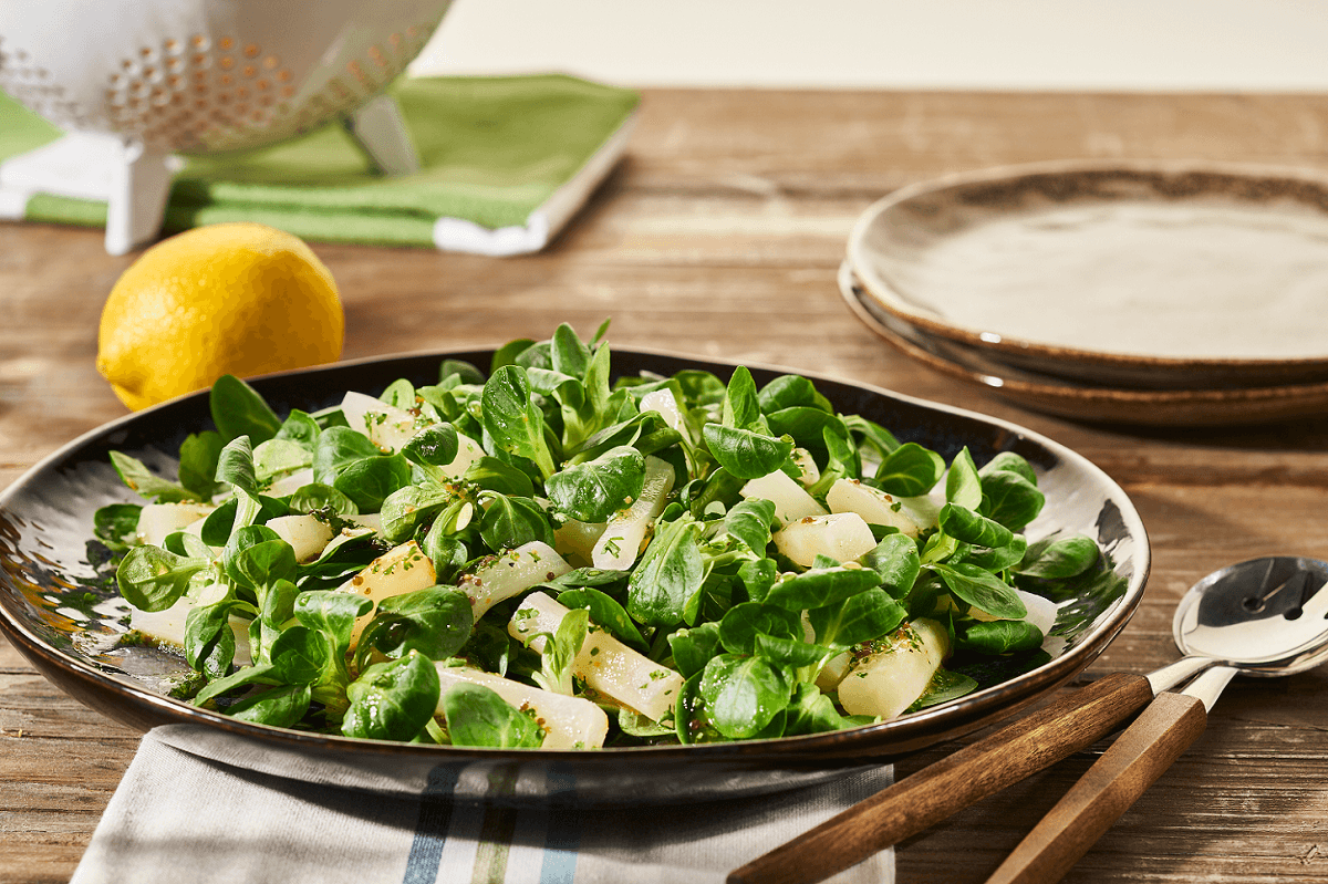 Schorsenerensalade met citroendressing