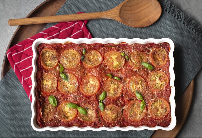 Vegetable lasagne