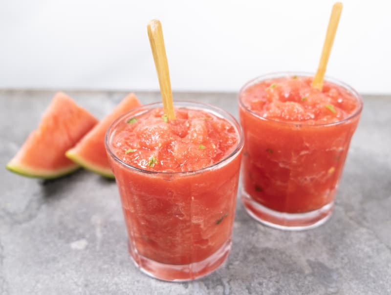 Watermeloen slush puppy