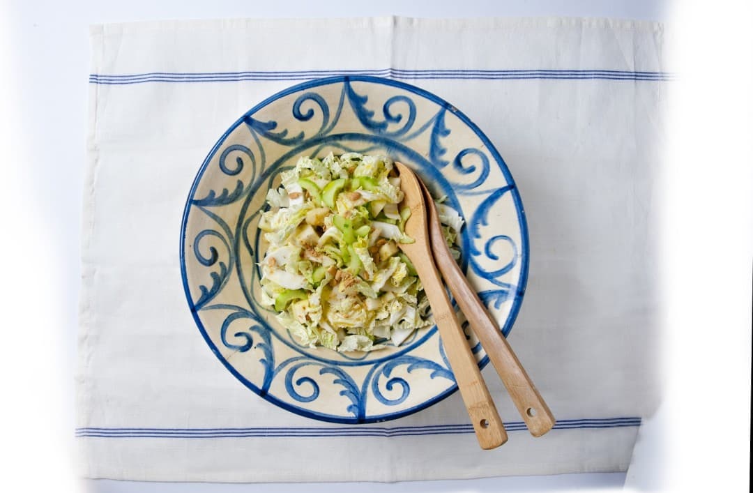 Chinese koolsalade met peer