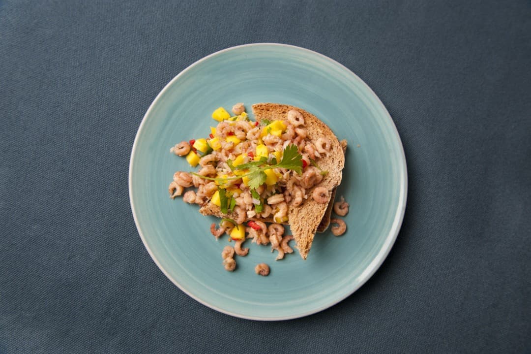 Garnalen met mangosalsa