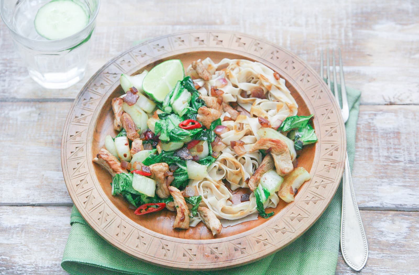 Geroerbakt vlees met paksoi