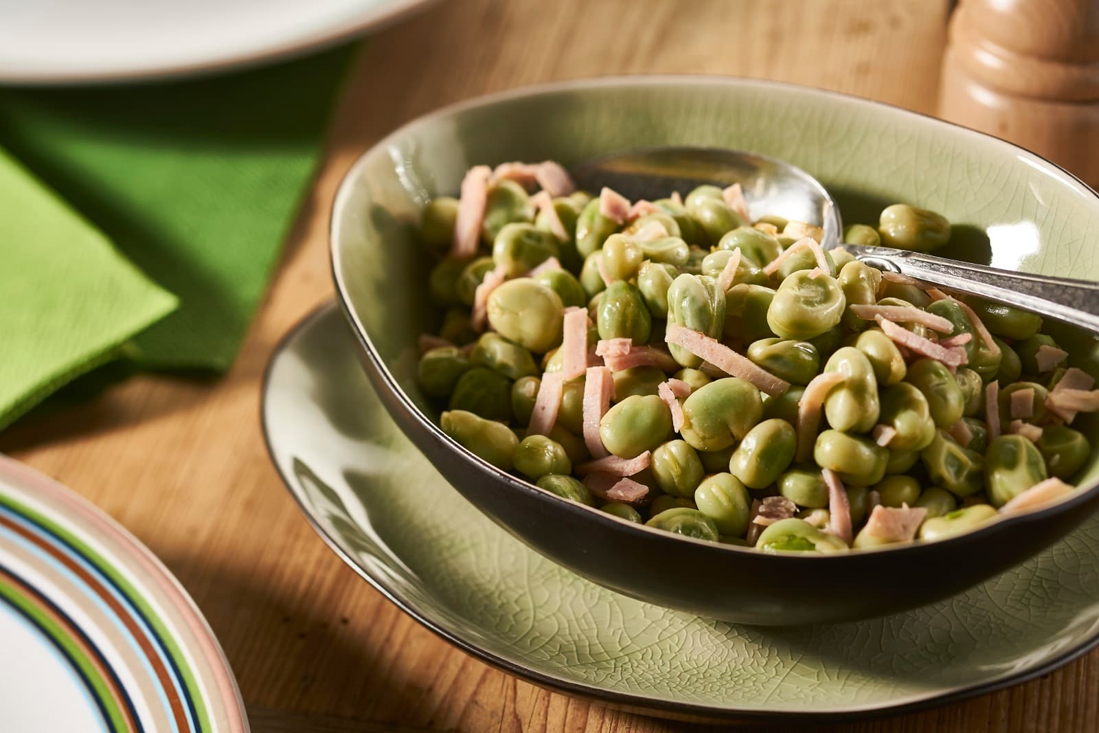 Gesmoorde tuinboontjes