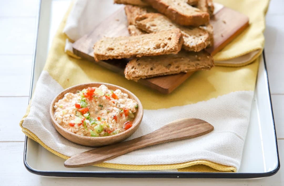 Homemade vegetable spread