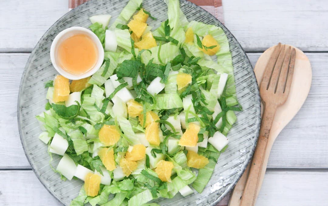 Koolrabi-ijsbergsalade