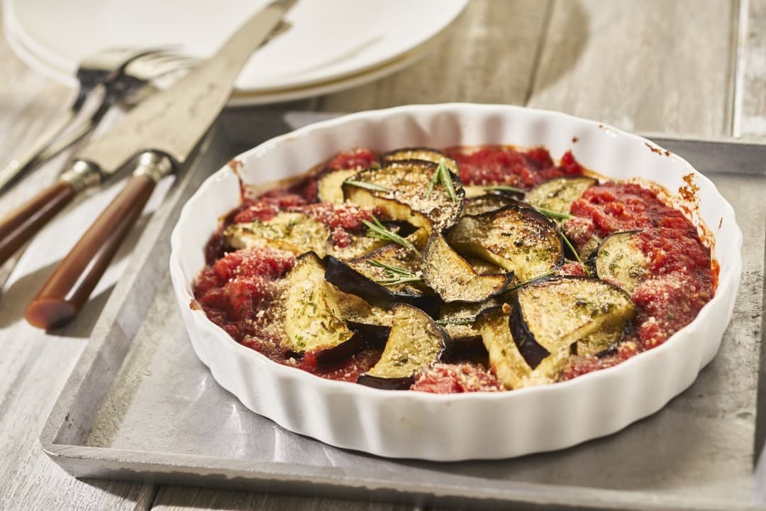 Aubergine in tomatensaus