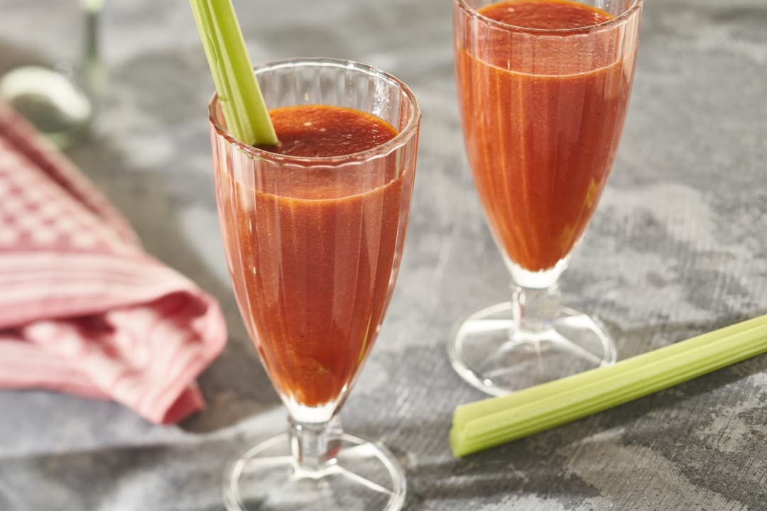 Virgin Bloody Mary of peppers