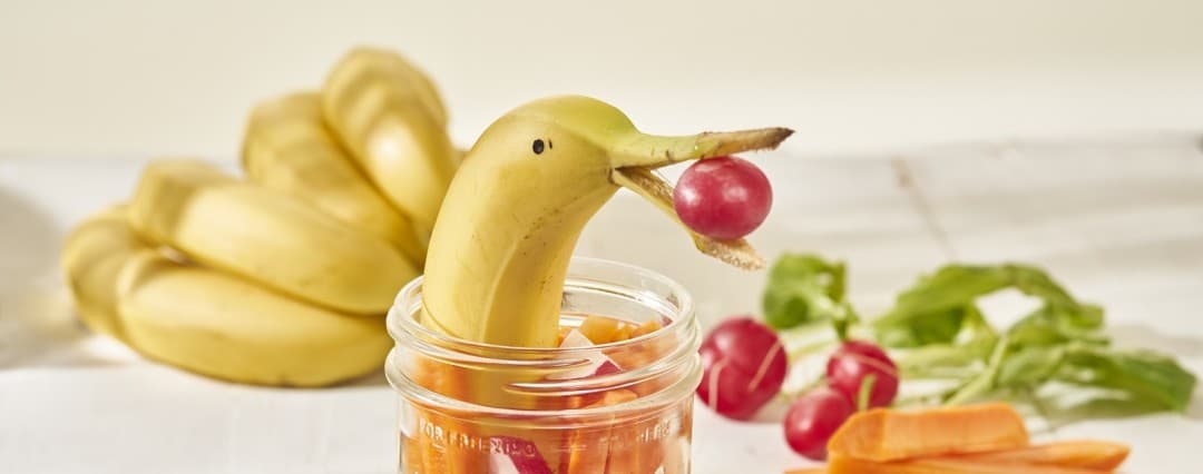 Dolphin of banana treat