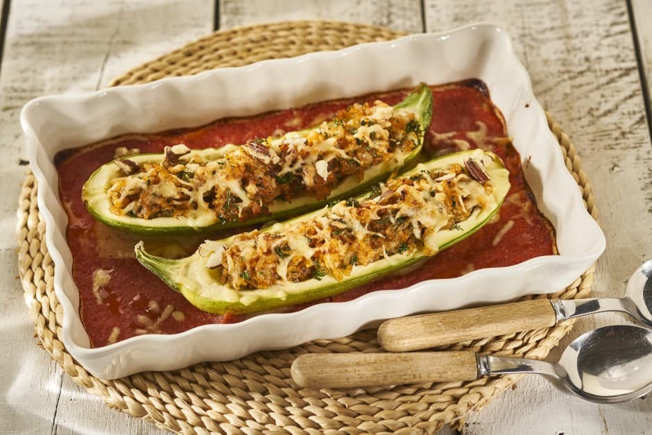 Gevulde courgettes