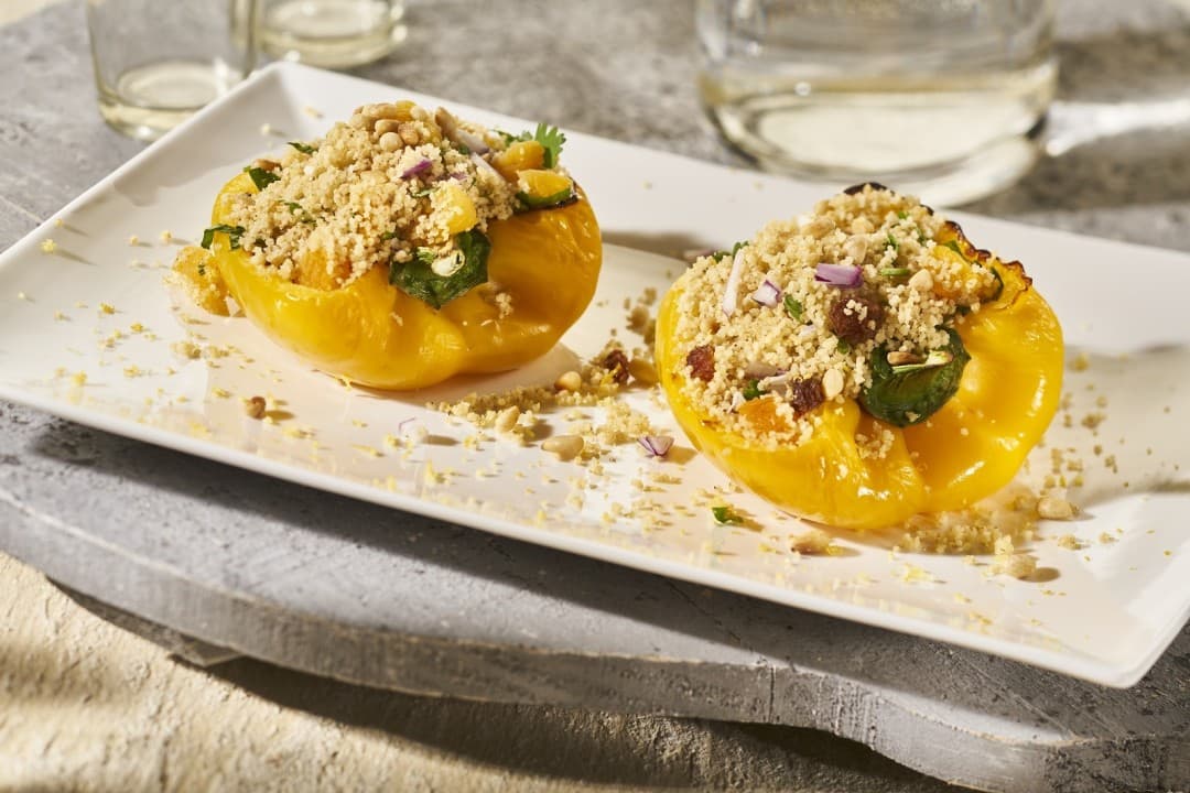 Gevulde paprika met couscous