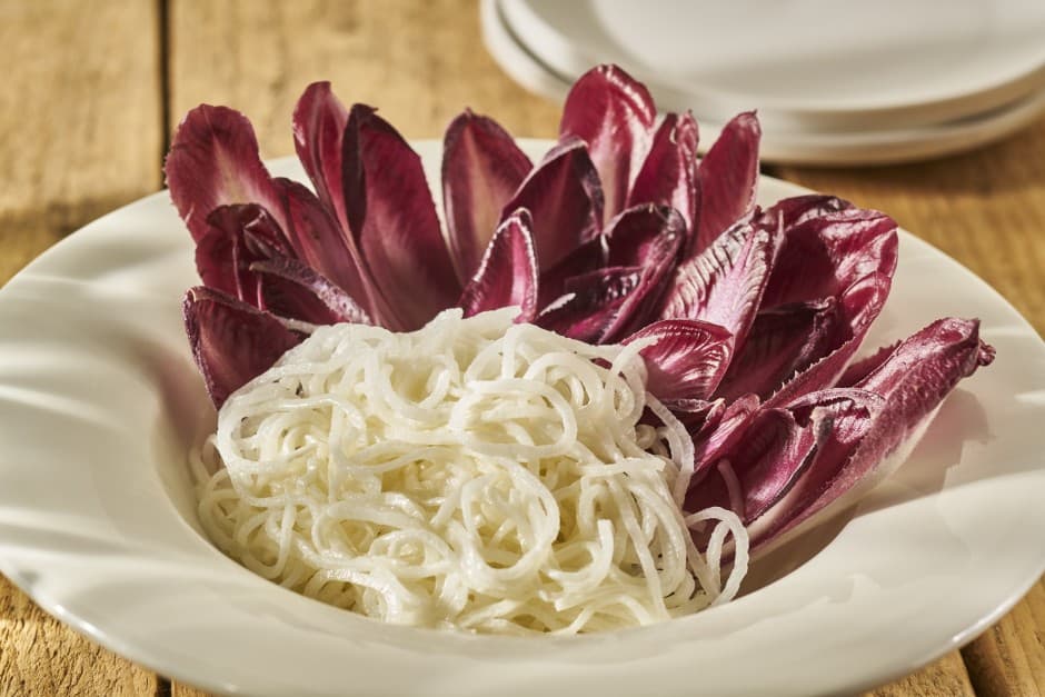 Rettichsalade met gember