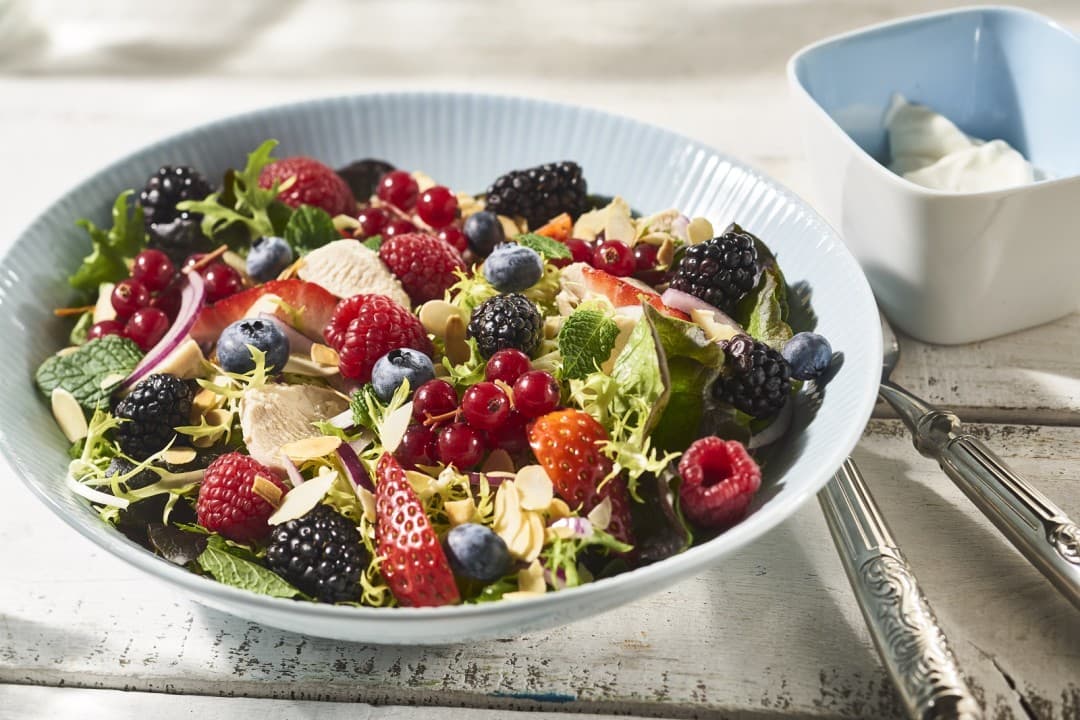 Zachtfruit salade