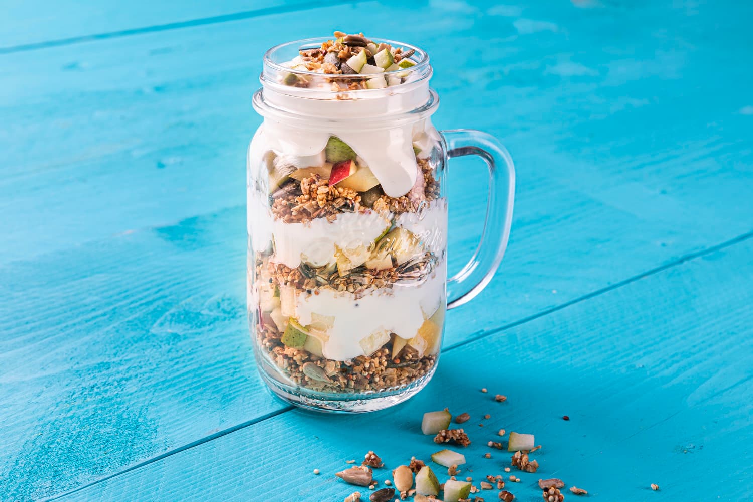 Ontbijt met yoghurt, Migo® Peer en perengranola
