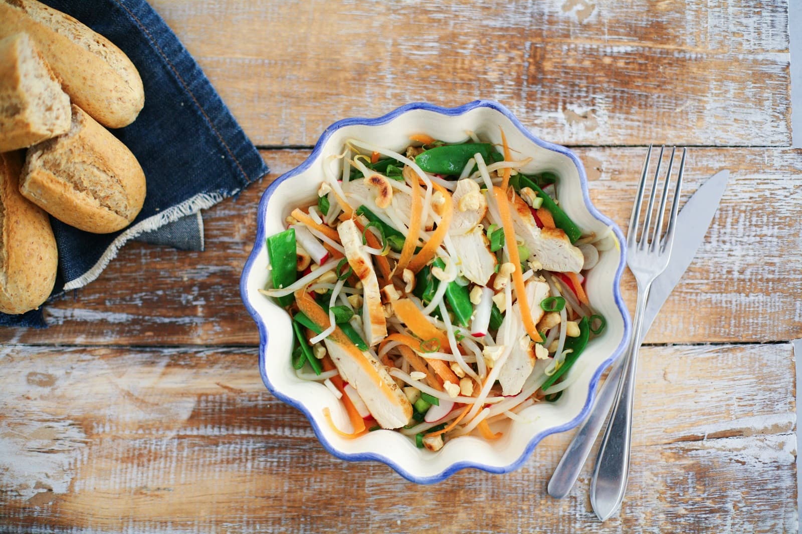 Oosterse rauwkostsalade