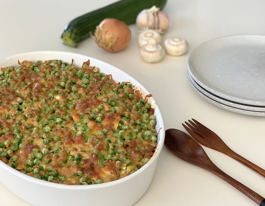 Vegetarian casserole with vegetables and soto herbs from the Healthy Dutchies