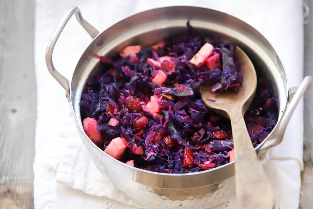 Rotkohl mit Preiselbeeren