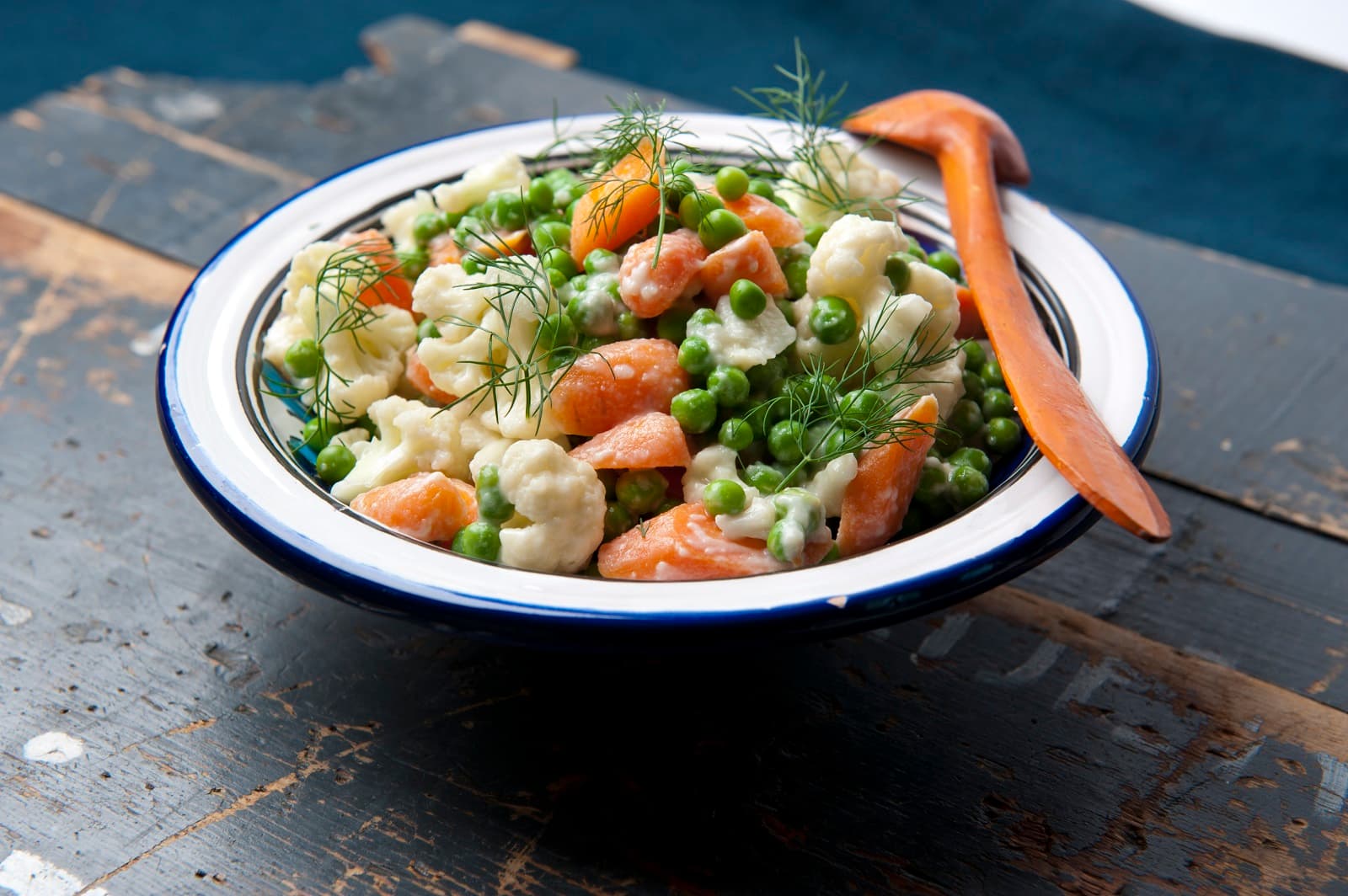 Kleurrijke groenteschotel