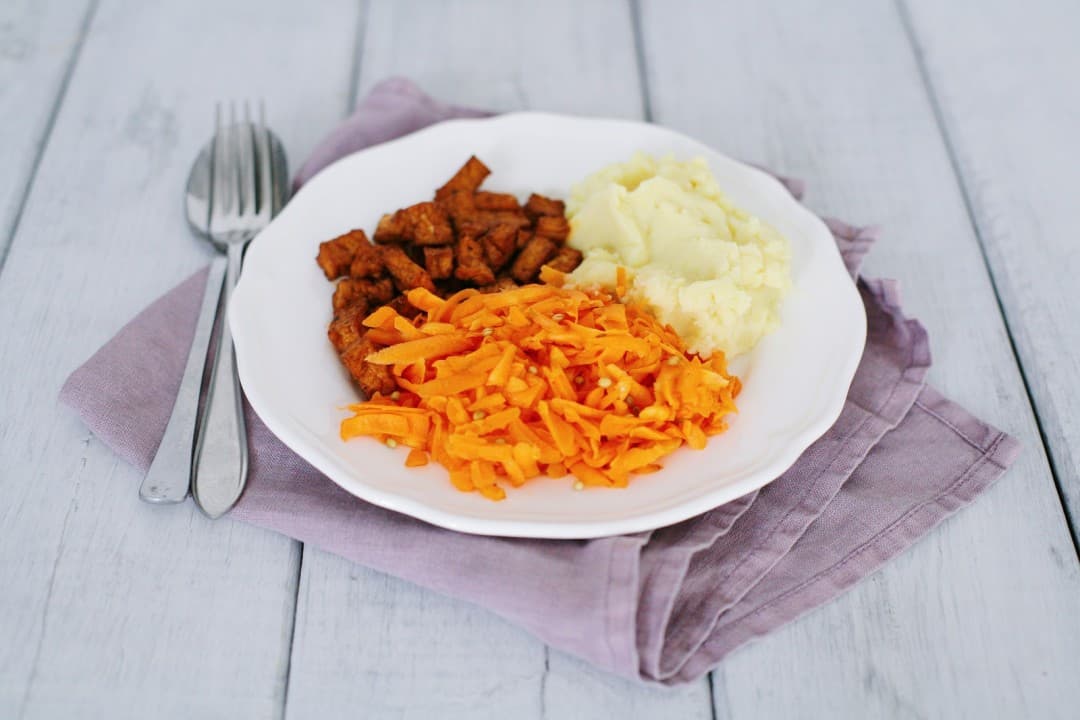 Wortelsalade met sinaasappel en koriander