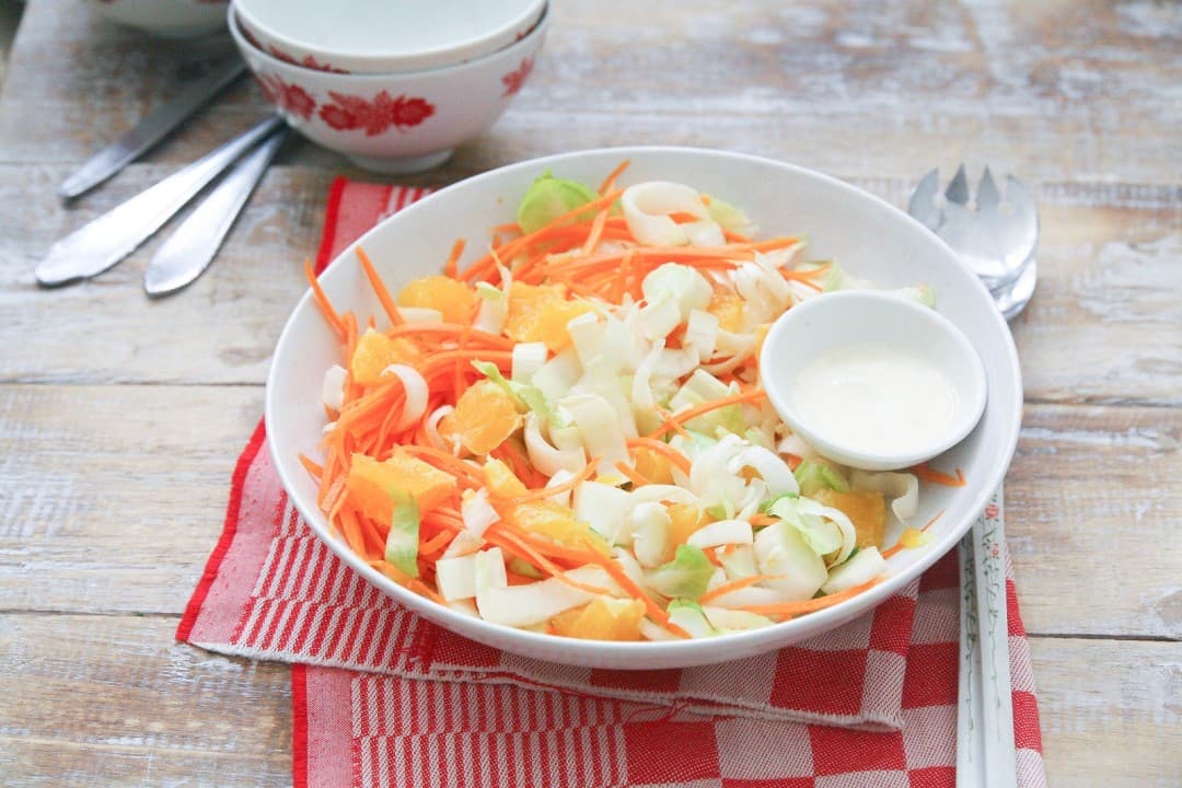 Witlofsalade met sinaasappel
