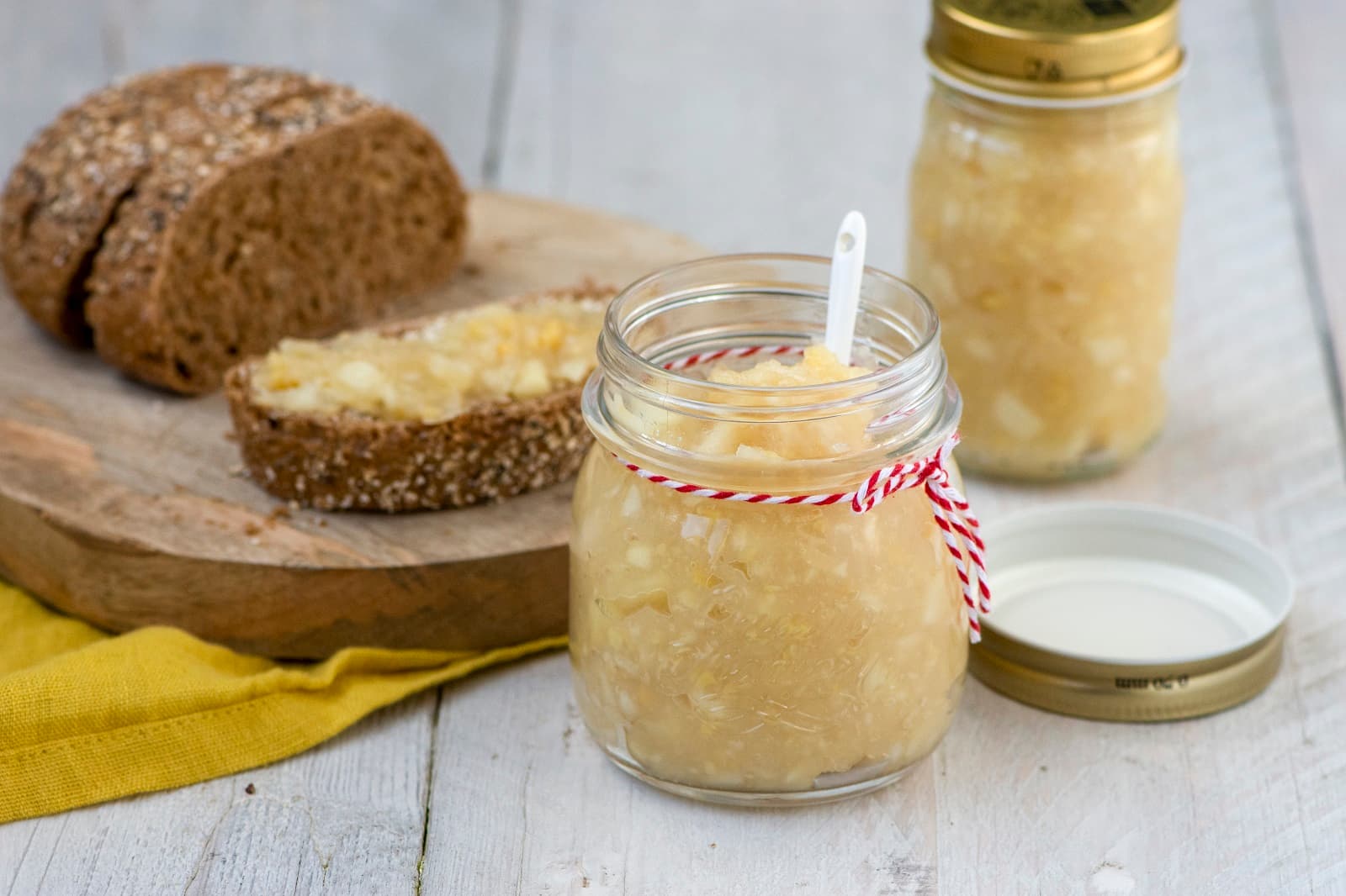 Appel-gemberjam zonder suiker