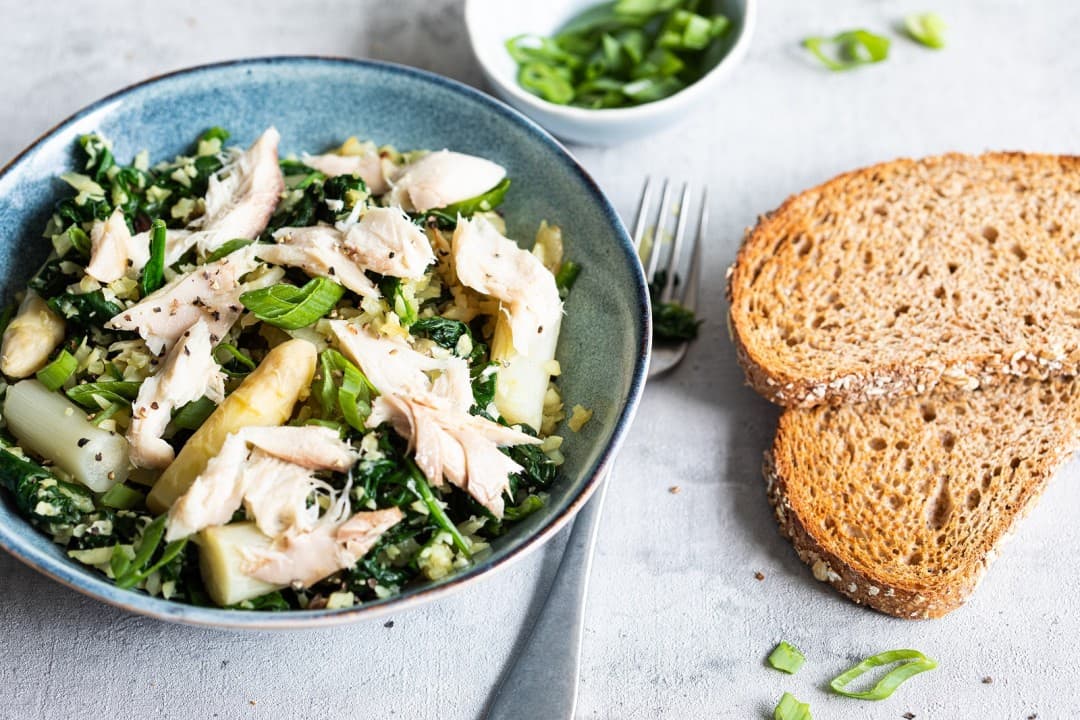 Cauliflower risotto with mackerel by Simone's Kitchen