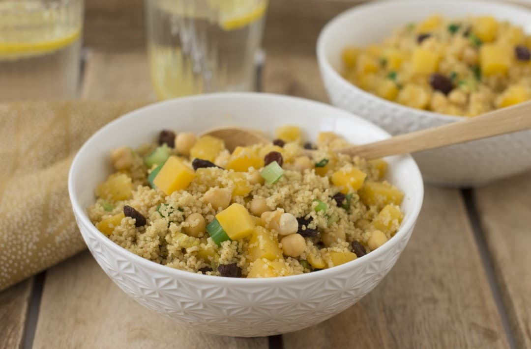 Couscous met koolraap en kikkererwten
