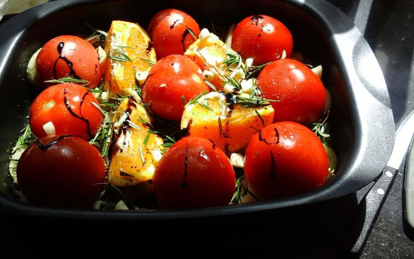 Soep van geroosterde tomaten en venkel