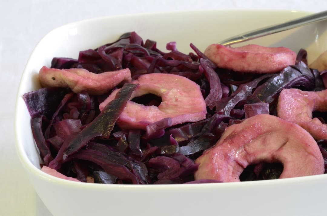 Rode kool met appeltjes