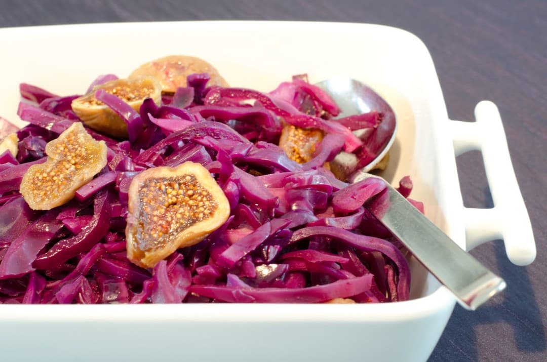 Rode kool met vijgen