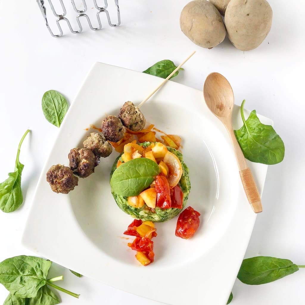 Stamppot met spinazie van de Gezonde Dutchies