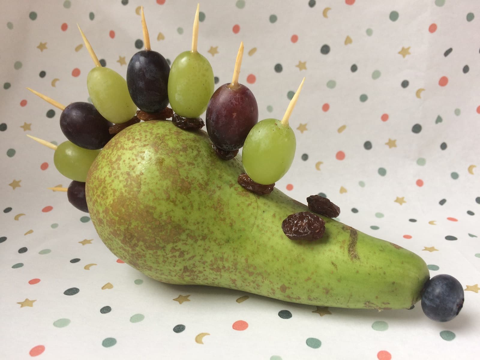 Fruitegel met hanenkam traktatie