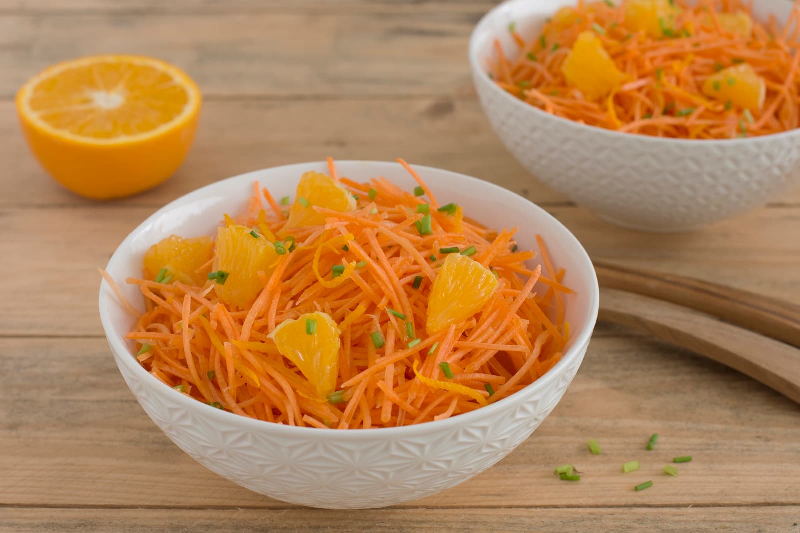 Karottensalat mit Orange