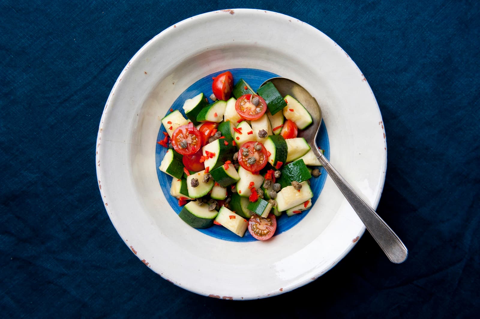 Courgette met tomaatjes