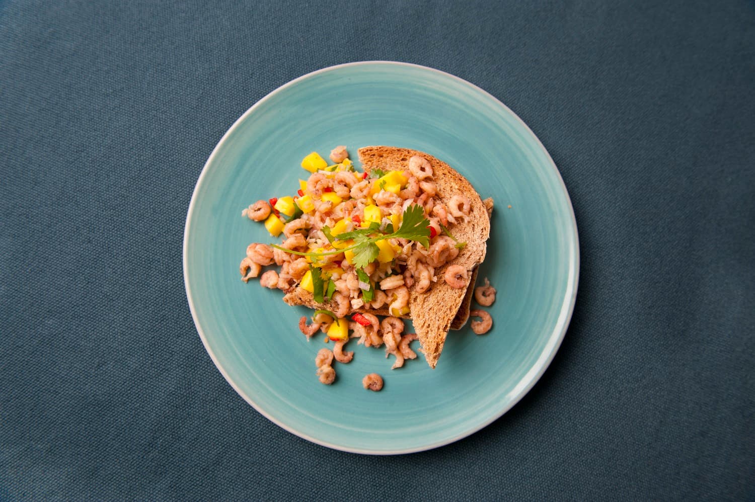 Garnalen met mangosalsa