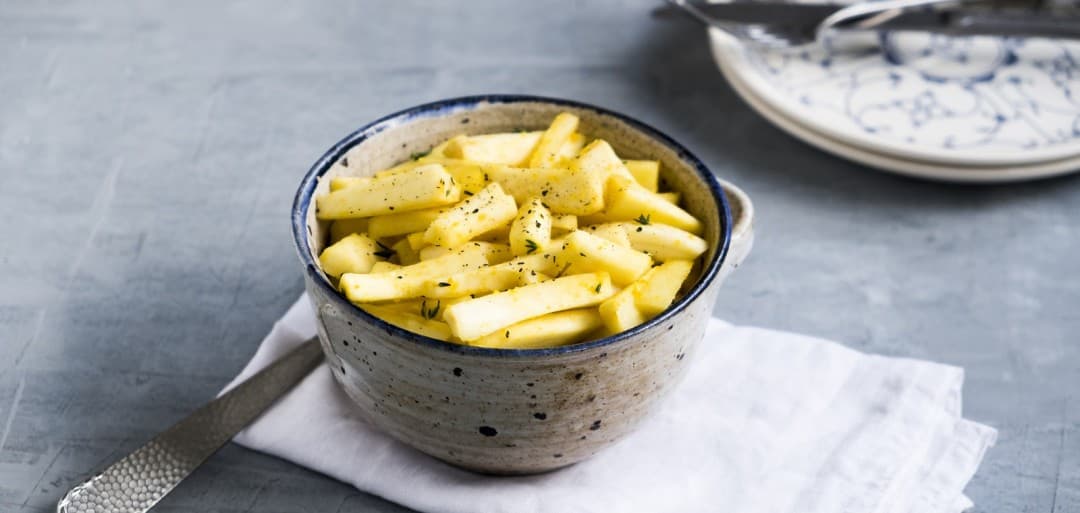 Glazed parsnips