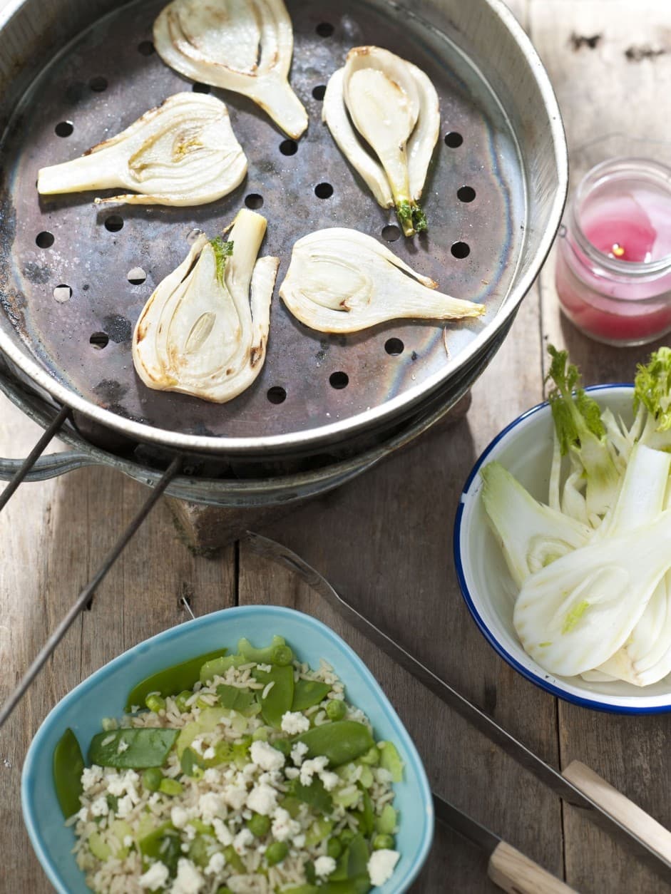 Gegrillter Fenchel