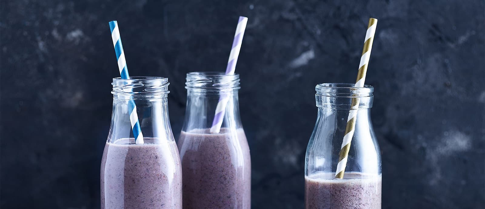 Smoothie mit Kalettes® und Heidelbeeren