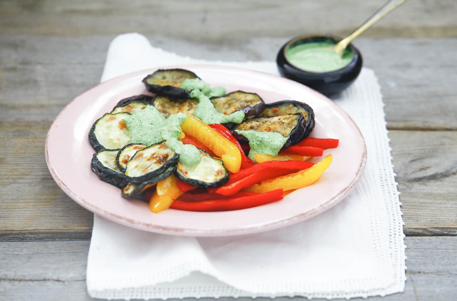 Sommergemüse mit Petersiliensauce