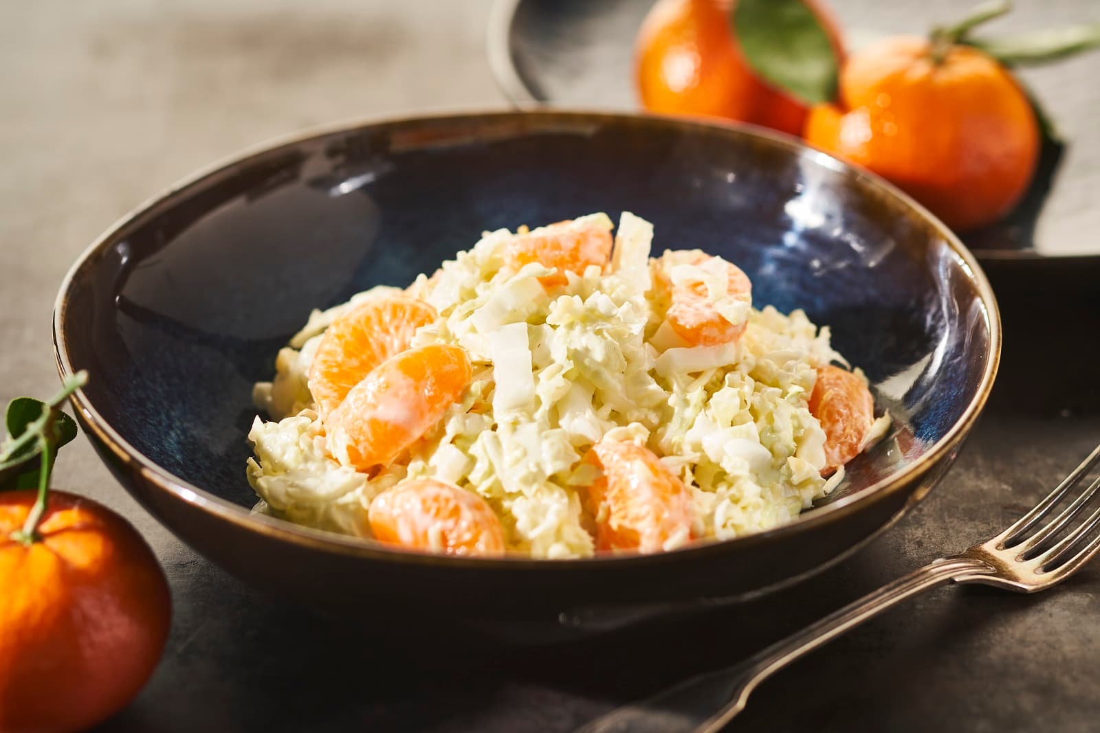 Frisse salade met Chinese kool en mandarijn