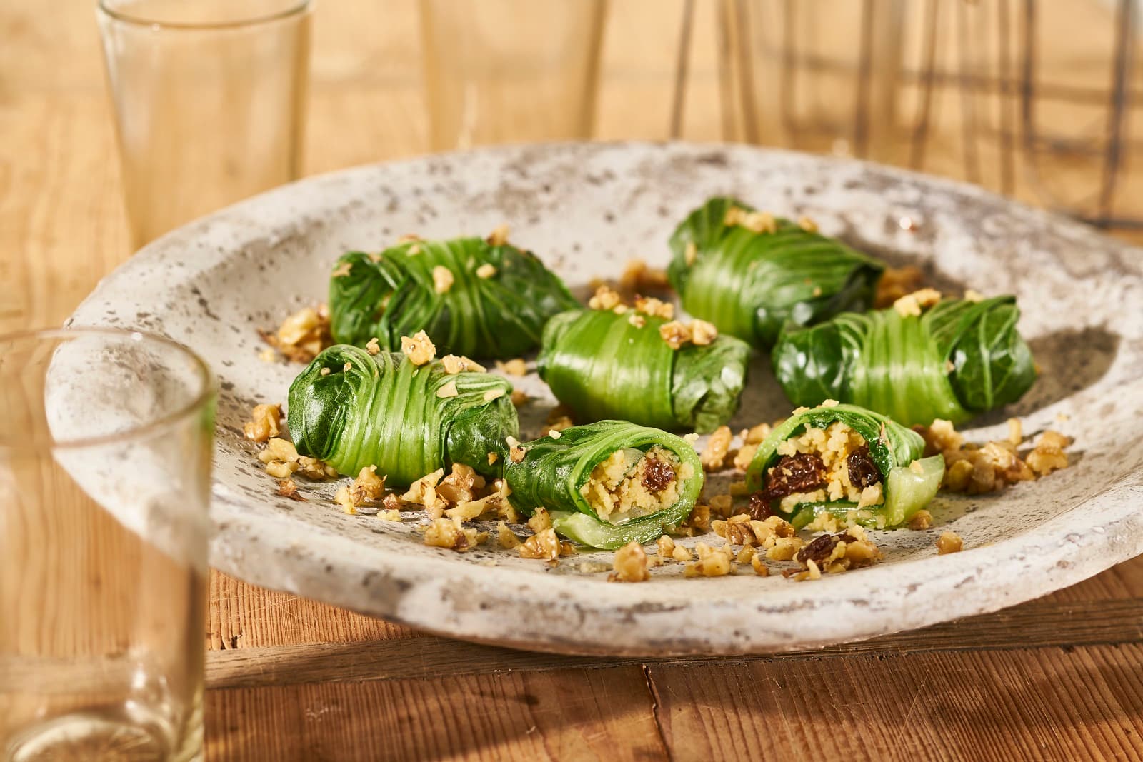 Sakoi-Päckchen mit Couscous