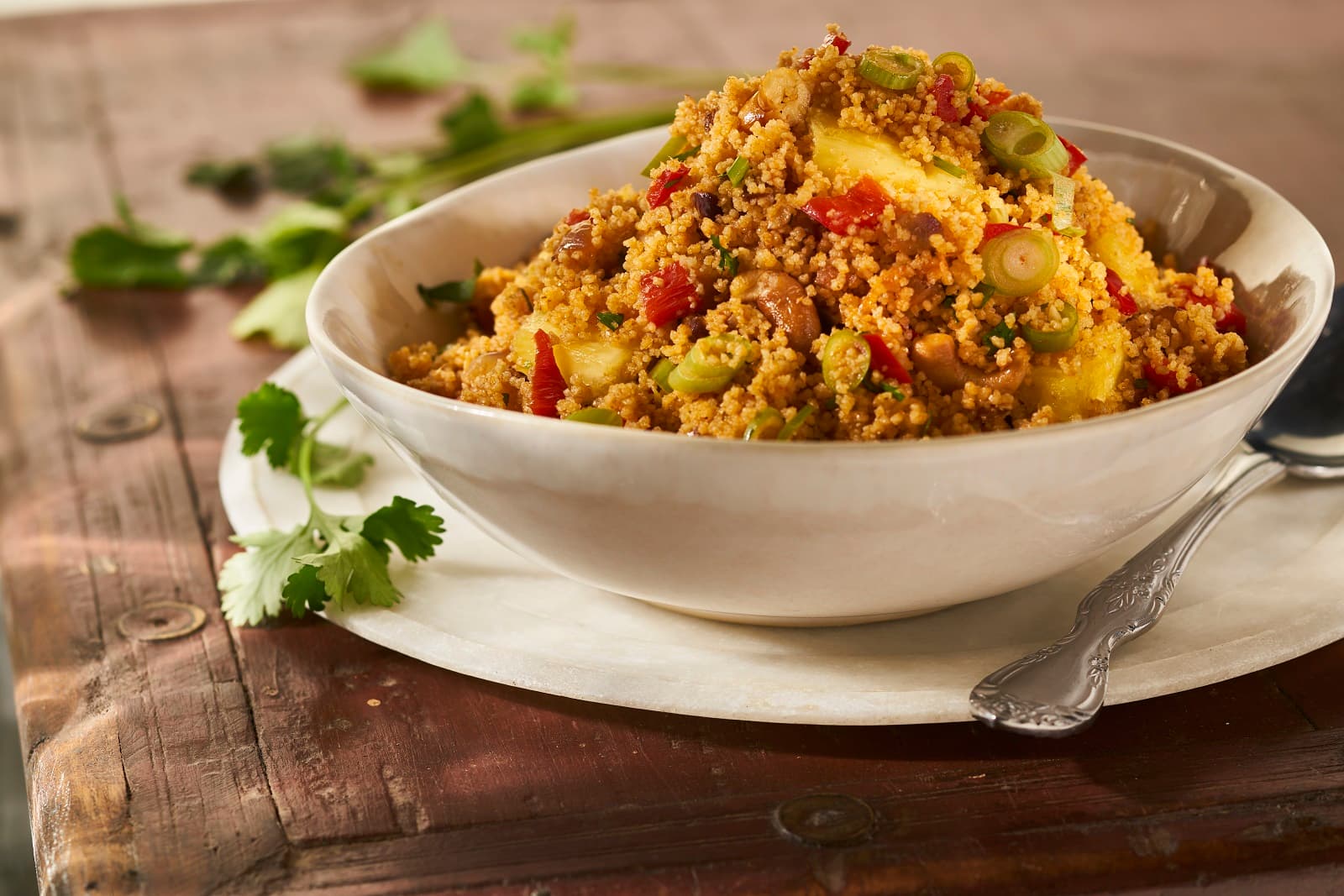 Roter Couscous-Salat