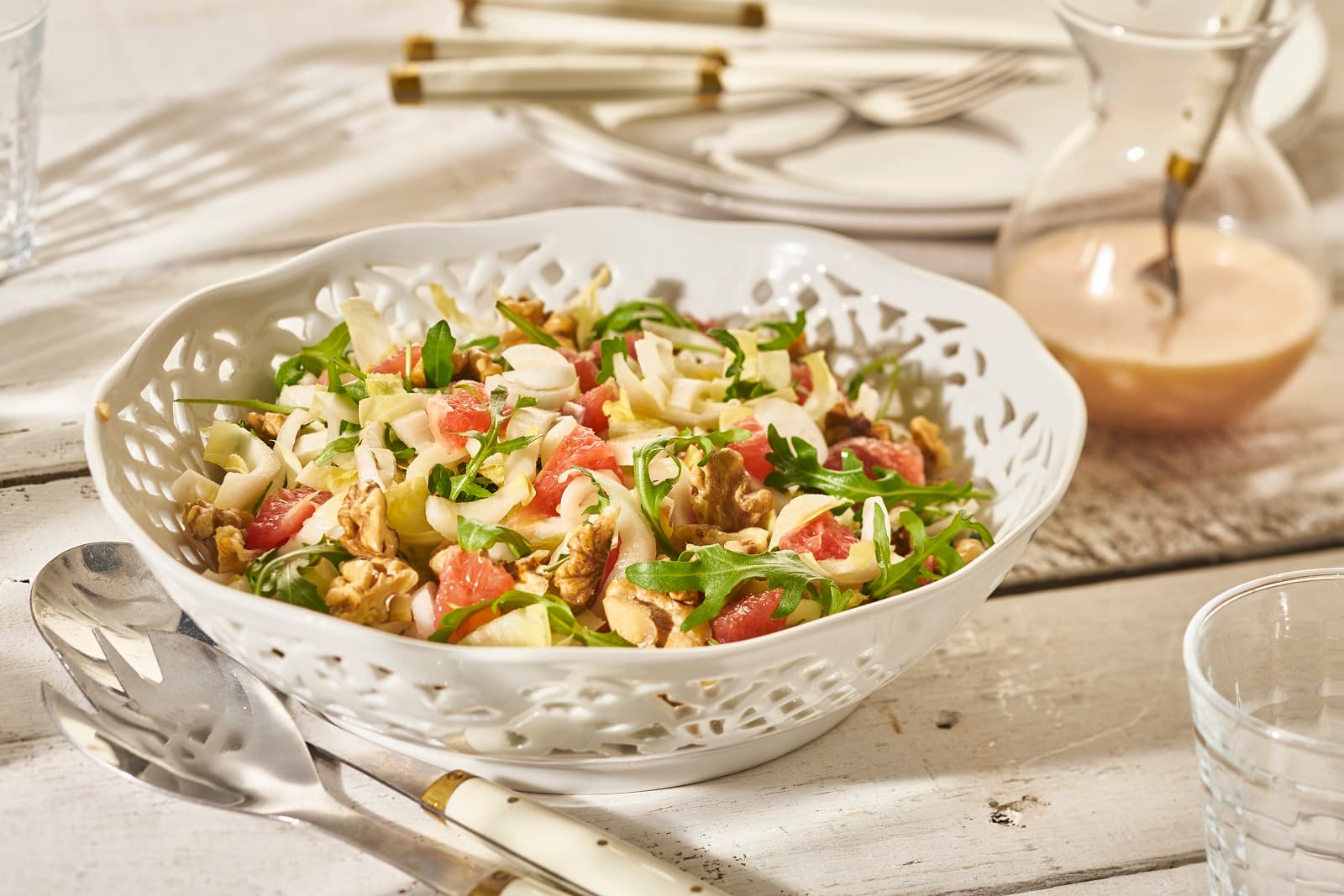 Chicory grapefruit salad