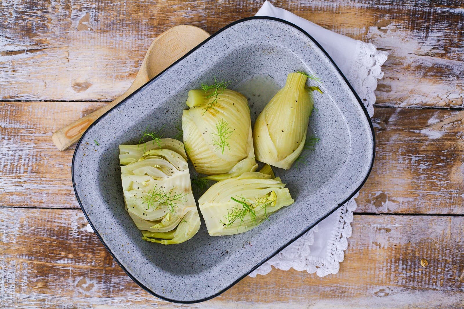 Braised fennel