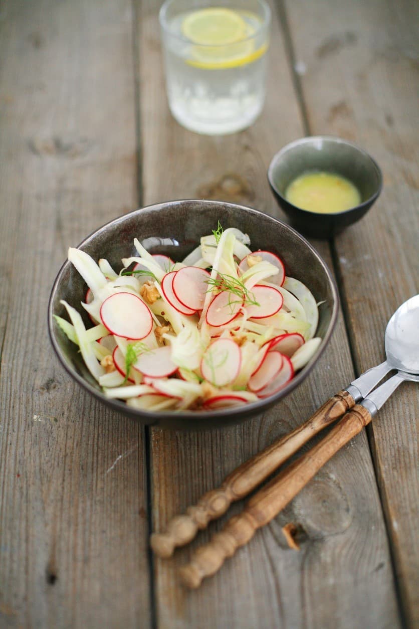 Fennel-radish salad