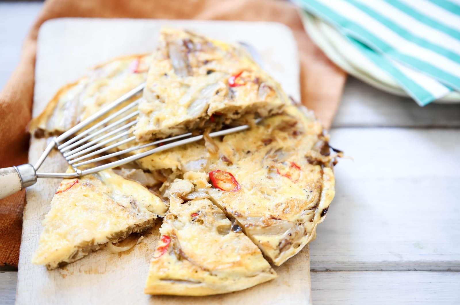 Chicory frittata